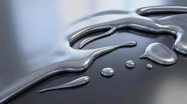 a-close-up-of-a-metal-surface-with-water-droplets-photo